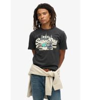 superdry para hombre m1011996a camiseta new york vl graphic negro xxl casual algodon manga corta
