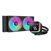 refrigeracion liquida deepcool lq240 240mm 2 ventiladores rgb multi led