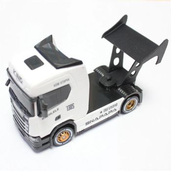 QY3D Impresión 3D ala de cola magnética para 1/64 Scania Vehículo de coche RC a escala oficial con licencia piezas de re