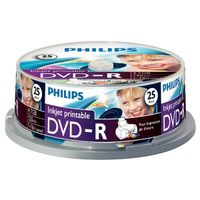 philips dvd-r - 25 unidades