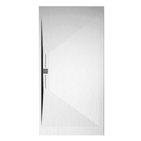 plato de ducha pizarra edis blanco  90x170 cm rejilla inox