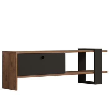 Mueble Tv Ova Antracita Roble