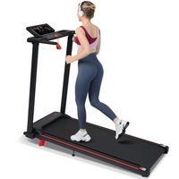 cinta de correr plegable 30 cv inclinacion 8r 1r12rkmh superficie 10536rcm color negrorrojo