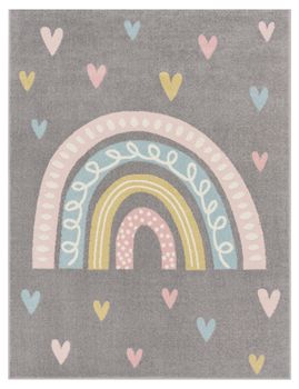 Alfombra infantil Ninique gris  160x220 cm