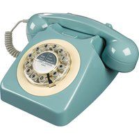 wild  wolf 746 corded phone - french blue blue