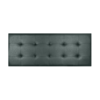 cabecero tapizado milan 160x55 cm polipiel ceniza kamibia