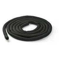 startechcom funda de 46 m para gestian de cables - cubierta flexible rizada para cables - manga expandible con diametro de 25 a 37cm - gestor protector de poliaster para cableado - organizador de cableado - negro