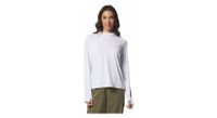 camiseta de manga larga columbia skien valley para mujer blanca