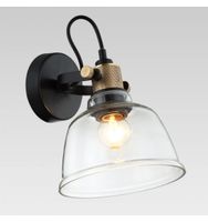 aplique metal y vidrio  25 cm