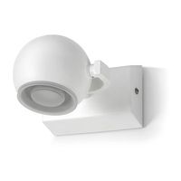 exo lighting - aplique de pared baoo moon led 1x5w gris-cristal
