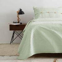 colcha tejida banus color menta cama de 150 cm