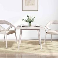 tablero de mesa  tablero escritorio cuadrado madera maciza pino blanco 90x90x25 cm