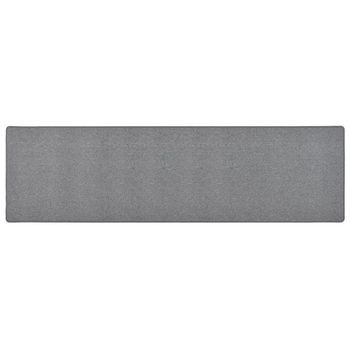 Alfombra De Pasillo Gris Oscuro 80x300 Cm Vidaxl