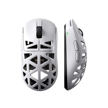Ratón MCHOSE A7X Ultra inalámbrico RF Bluetooth USB-C 42000DPI blanco 7 botones
