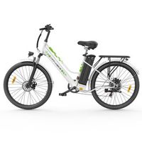 bicicleta electrica urbana witambike c26 250 w 26 autonomia de 80 km blanca
