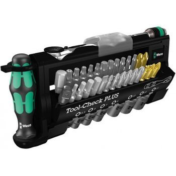 Estuche Puntas + Vasos + Accesorios 39 Piezas 1/4'' - Wera - Tool Check Plus