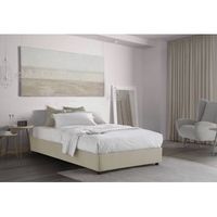 talamo italia cama individual y media con contenedor silvia sommier made in italy cama con revestimiento de tela apertura frontal con colchon de 120x190 cm incluido beige