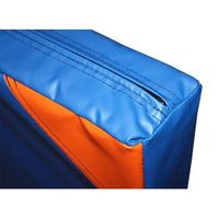 colchoneta reforzada ignifuga total 200 x 100 x 10cm densidad 25 con cantoneras y asas
