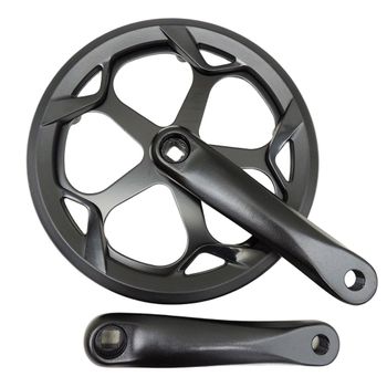 Juego de Bielas para Bicicleta Plegable de 152mm, Aleación de Aluminio, Opciones de 32T, 48T, 52T Dientes para Biela de Bicicleta Eléctrica