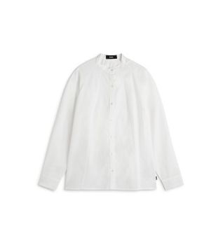 ECOALF para mujer. MCWGASRLINA00349W24-000 Camisa Lina blanco (L), Casual, Manga larga, Lyocell