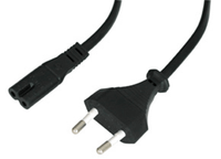 5m euro to iec c7 mains cable low-