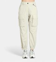 save the duck para mujer dp1612w-rety20 pantalon cargo gosy beige m casual sostenible nylon reciclado