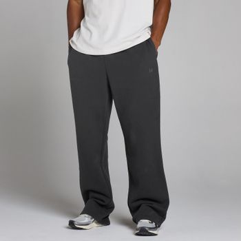 Pantalón de chándal de pernera recta oversize de felpa francesa para hombre de MP - Negro lavado - XL
