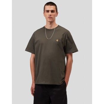 Carhartt Camiseta CAMISETA CHASE TEE SHUNGITE para hombre