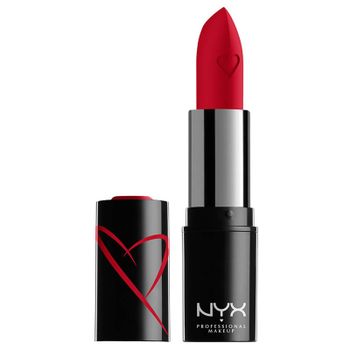 NYX Professional Makeup Shout Loud Hydrating Satin Lipstick (Various Shades) - Red Haute