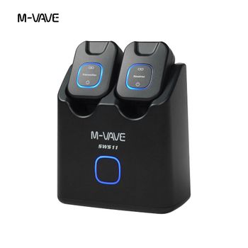 Sistema Inalámbrico para Guitarra M-VAVE SWS11 de 5.8GHz, Conjunto de Transmisor y Receptor Inalámbrico Recargable, 6 Canales de Señal, Resolución de 48K/24bit