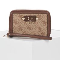 guess monedero lindsey slg med double zip para mujer