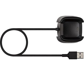FITBIT Versa Retail Charging Cable - Black, Black