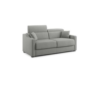 Amber sofá cama convertible con tela desmontable 191 cm (mat. 140x197) gris