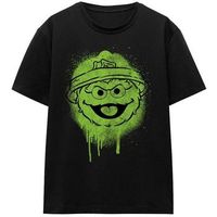 sesame street camiseta spray face para mujer