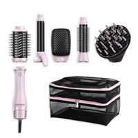 moldeador de pelo revlon multistyler rvdr 5376 5en 1 ceramica ionica 2 velocidades - rosa