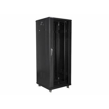 Rack De 32u Lanberg Ff01-6632-12b 600x600mm Negro Con Ventiladores Y Capacidad 800kg
