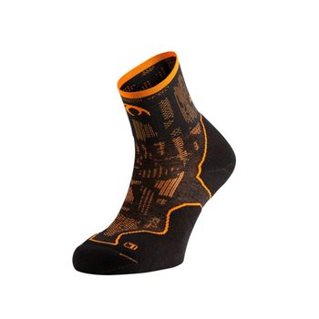 Calcetines Lurbel Desafio Blur Four Negro Naranja, Talla XL