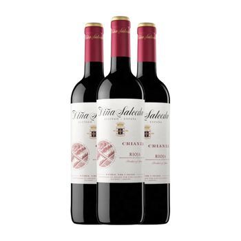 Viña Salceda Vino Tinto Rioja Crianza Botella Magnum 1,5 L 14% Vol. (pack De 3 Unidades)