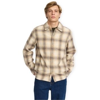 Revolution Camisa manga larga Casual Shirt 3285 - Offwhite para hombre