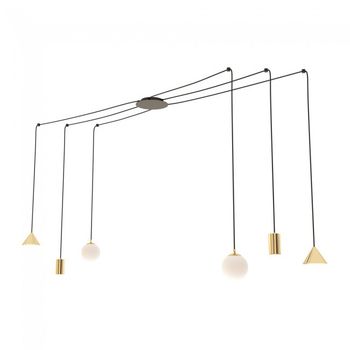 Lámpara de techo madri oro (6 luces)