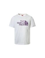 camiseta the north face easy girl white
