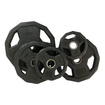 Discos con Agarre, 5 a 25 kg, FIURI  Entrenamiento de Fuerza, Crossfit, Material Gimnasio.