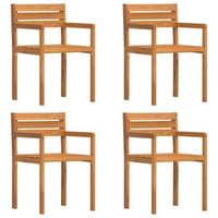 sillas de jardin 4 unidades 50x53x80 cm madera maciza acacia cfw684580