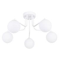 lampara cumo blanco 5 luces