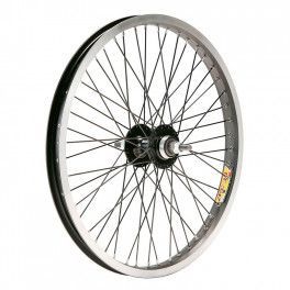 Gurpil Rueda Trasera Bmx 20x2.125 Carrete Aluminio 48 Radios Eje 14