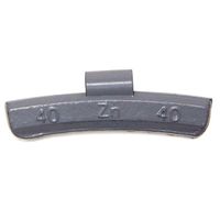 steel wheel weight 40g for alloy qty 50