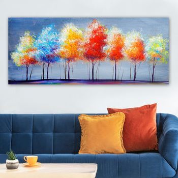 Pintura Decorativa Lienzo Yty1031445504924_50120 Multicolor 50x120