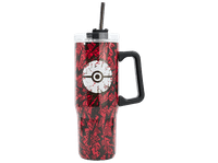 termo - sherwood pokemon thunderstruck 940 ml acero inoxidable con pajita y asa ergonomica