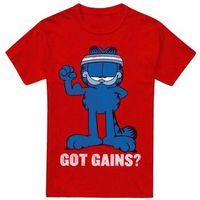 garfield camiseta got gains para mujer