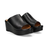 unisa sandalias con plataforma mujer - negro talla 35